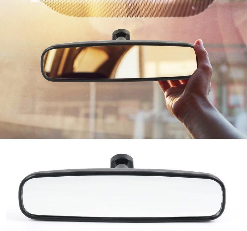 AKSOLONT 10" OEM Rear view mirror, Day Night Interior RearView Mirror Compatible With Most Car, Toyota Corolla Camry RAV4, Ford Focus Nissan Rogue Altima Sentra Honda CRV Accord KIA Optima Mazda 3 5 6 Miata - Image 1